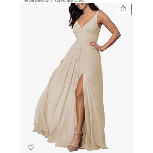 Champagne Bridesmaid Dress